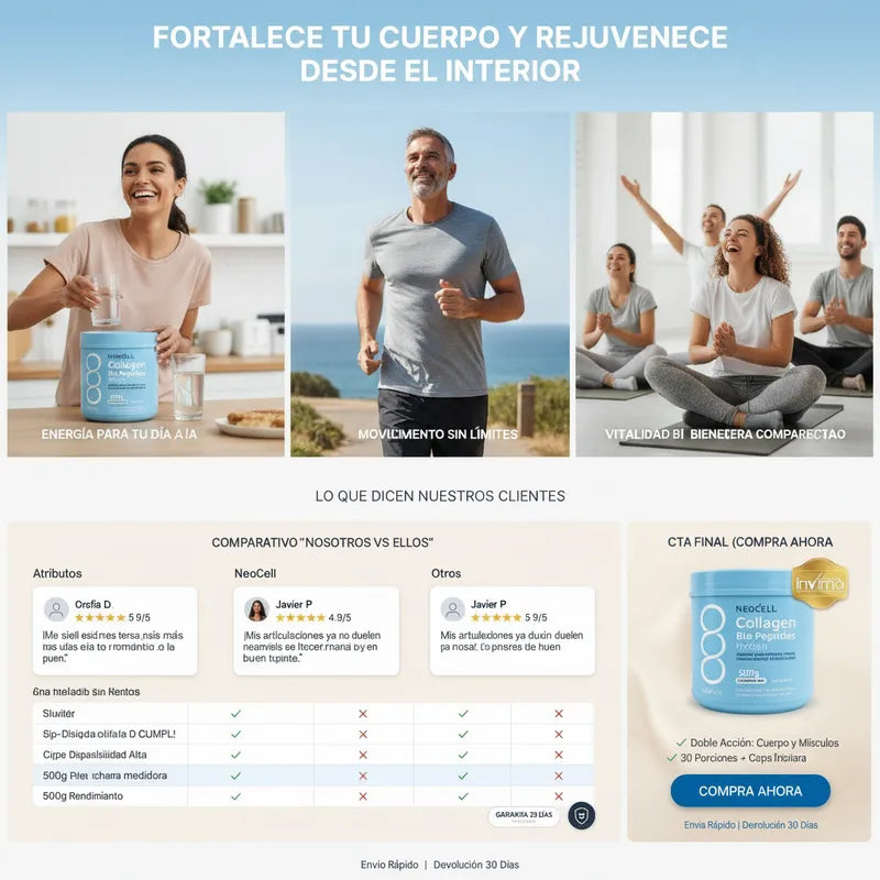 NeoCell Colágeno Active+ / Nutre tu cuerpo desde el interior y luce una piel más saludable cada día.